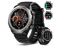 Atheewon militaire smartwatch zwart - afbeelding 1 van  6