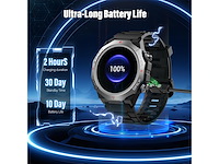 Atheewon militaire smartwatch zwart - afbeelding 4 van  6