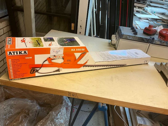 Atika ha550/58 heggenschaar nieuw in doos - afbeelding 1 van  2