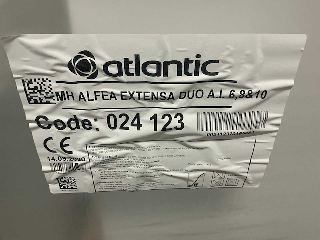 Atlantic alfea extensa duo a.i. 6-8kw warmtepomp binnendeel - afbeelding 6 van  6