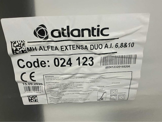 Atlantic alfea extensa duo a.i. 6-8kw warmtepomp binnendeel - afbeelding 6 van  6
