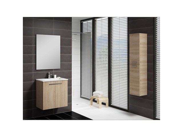 Atlantic badkamermeubel clara 60 cm twee deuren hout - afbeelding 2 van  4