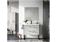 Atlantic badmeubelframe met handdoekhouder zwart - afbeelding 2 van  2