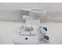 Atlantic duoblok toilet axel met pk muuraansluiting - afbeelding 2 van  3