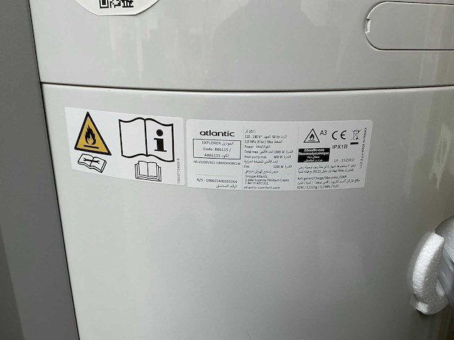 Atlantic explorer 200 warmtepompboiler - afbeelding 5 van  9