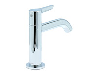 Atlantic fonteinkraan riley met hendel chroom - afbeelding 2 van  4