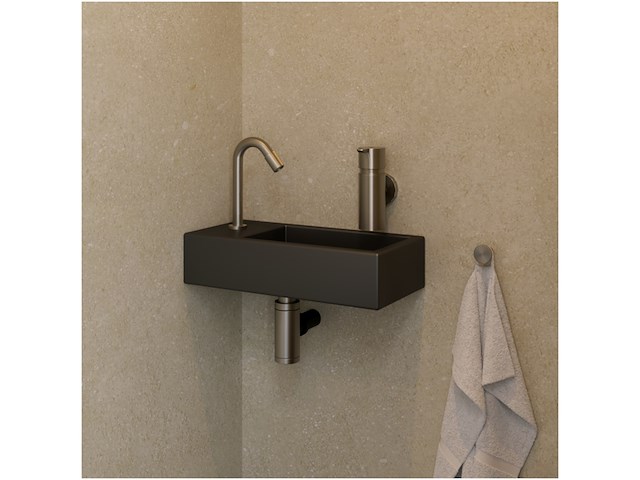 Atlantic fonteinset billy zwart mat rechts - afbeelding 2 van  4