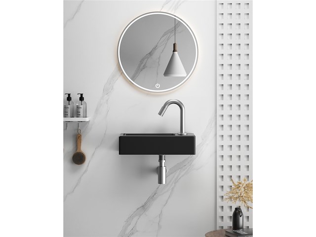 Atlantic fonteinset billy zwart mat rechts - afbeelding 3 van  4