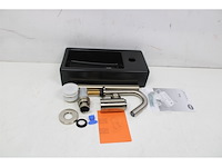 Atlantic fonteinset billy zwart mat rechts - afbeelding 4 van  4