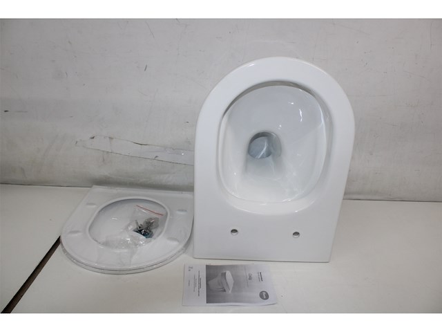 Atlantic hangend toilet cody randloos wit - afbeelding 3 van  3