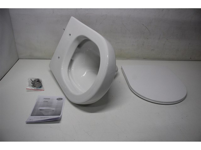 Atlantic hangend toilet cody randloos wit - afbeelding 3 van  3