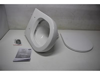 Atlantic hangend toilet cody randloos wit - afbeelding 3 van  3