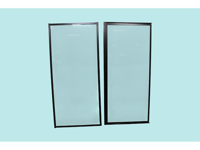 Atlantic roan douchewand en deur 90x90x190cm zwart - afbeelding 4 van  4