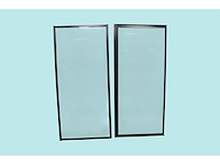 Atlantic roan douchewand en deur 90x90x190cm zwart - afbeelding 4 van  4