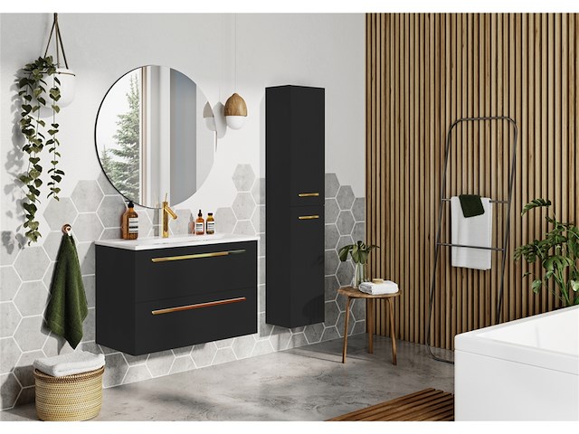 Atlantic stella kolomkast mat zwart - afbeelding 2 van  4