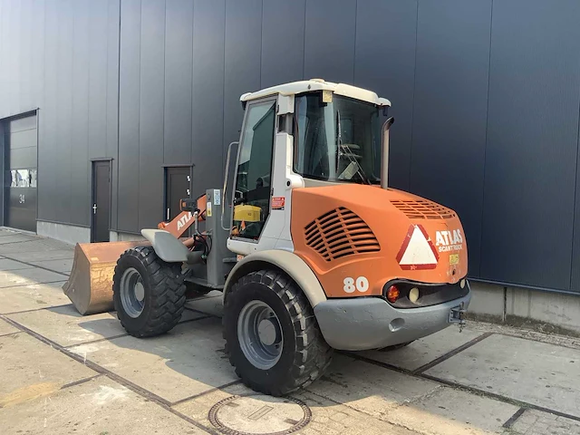 Atlas - 2007 - 80 - incl bak en palletvorken - shovel - afbeelding 2 van  13