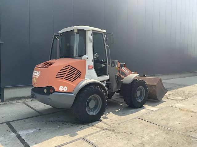 Atlas - 2007 - 80 - incl bak en palletvorken - shovel - afbeelding 7 van  13