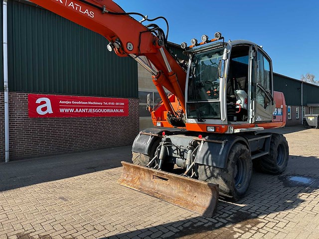 Atlas - 2007 - terex 1505 - banden graafmachine - afbeelding 3 van  7