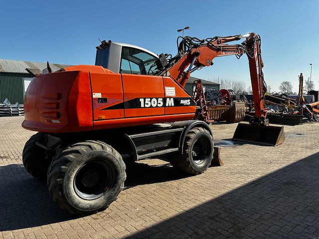 Atlas - 2007 - terex 1505 - banden graafmachine - afbeelding 6 van  7