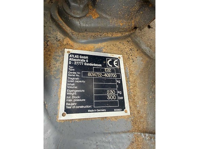Atlas - e32 - knijperbak met t620 snelwissel - afbeelding 5 van  7