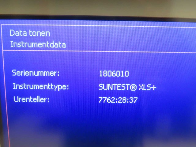 Atlas - suntest xls+ - uv verweringstester - afbeelding 3 van  16