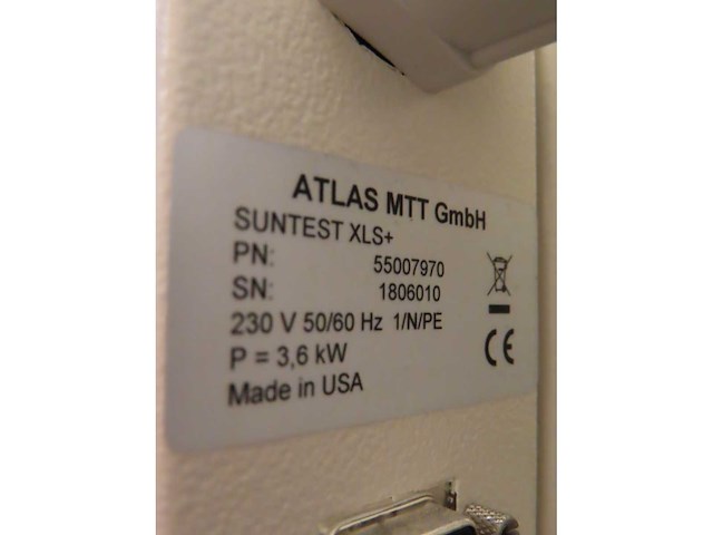 Atlas - suntest xls+ - uv verweringstester - afbeelding 4 van  16