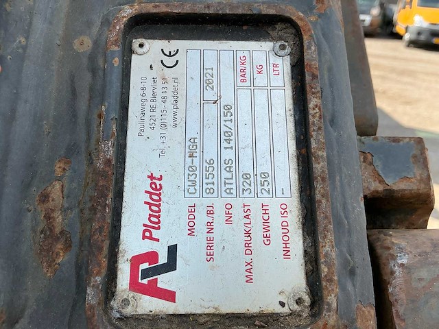 Atlas 1704 banden graafmachine - afbeelding 5 van  39