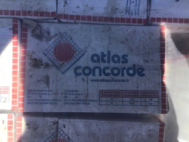 Atlas concorde - geel - 10x10 cm - 30,8m2 - wandtegel - afbeelding 6 van  6