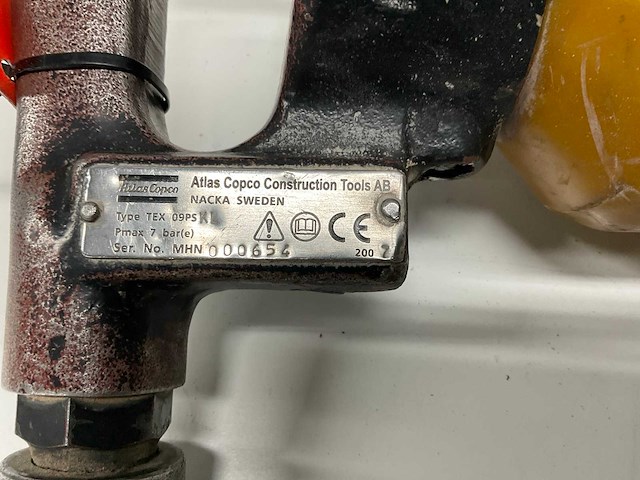 Atlas copco - 2007 - tex 09 ps - pneumatische breekhamer - afbeelding 5 van  5
