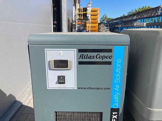 Atlas copco - 2020 - fx1 - luchtcompressor met industriële koeldroger - afbeelding 8 van  8