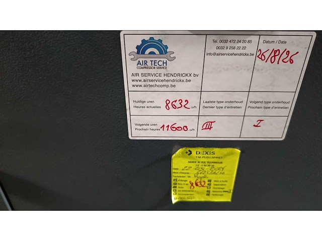 Atlas copco - 2022 - g15ff - schroefcompressor - afbeelding 6 van  10