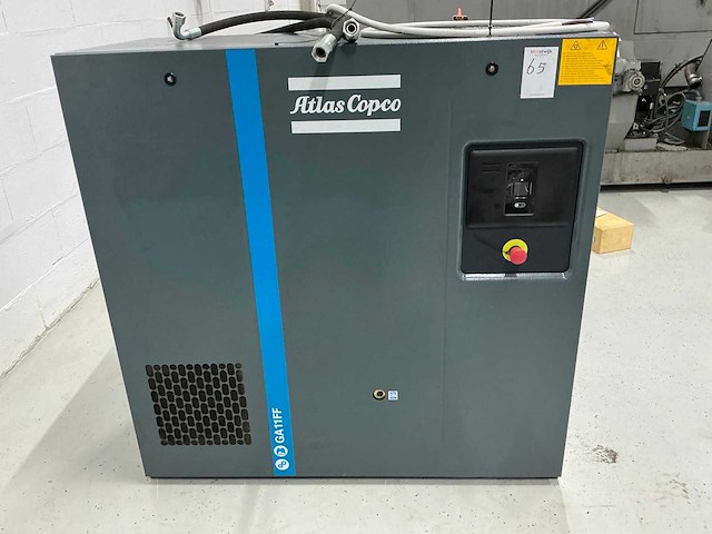 Atlas copco - 2023 - ga11ff - schroefcompressor - afbeelding 1 van  3