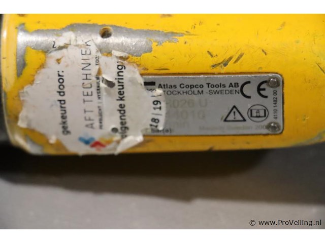 Atlas copco boormachine, pneumatisch - afbeelding 3 van  3