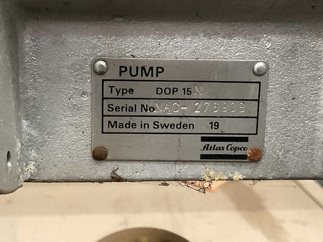 Atlas copco dop 15n vuilwaterpomp - afbeelding 6 van  7