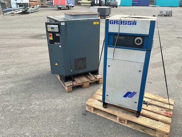 Atlas copco en grasso - 1998 - ga 22 ff - schroefcompressor - afbeelding 1 van  17