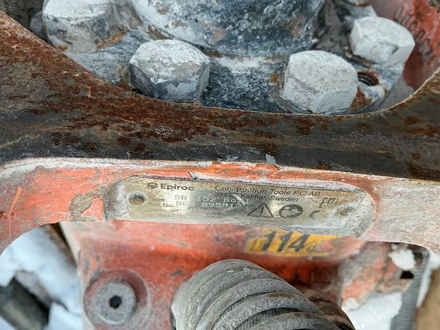 Atlas copco / epiroc sb 152 hydraulische sloophamer - afbeelding 6 van  7
