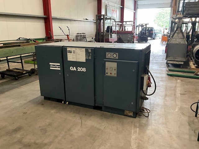 Atlas copco ga 208 schroefcompressor - afbeelding 1 van  15