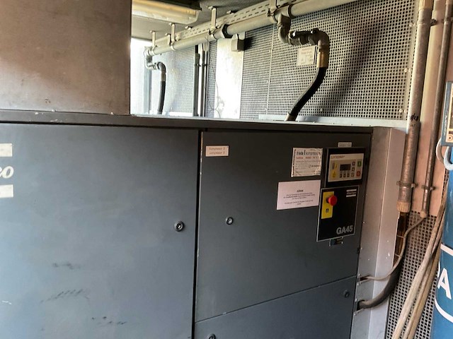 Atlas copco ga45 schroefcompressor opstelling - afbeelding 3 van  3