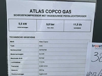 Atlas copco ga5 schroefcompressor - afbeelding 10 van  10