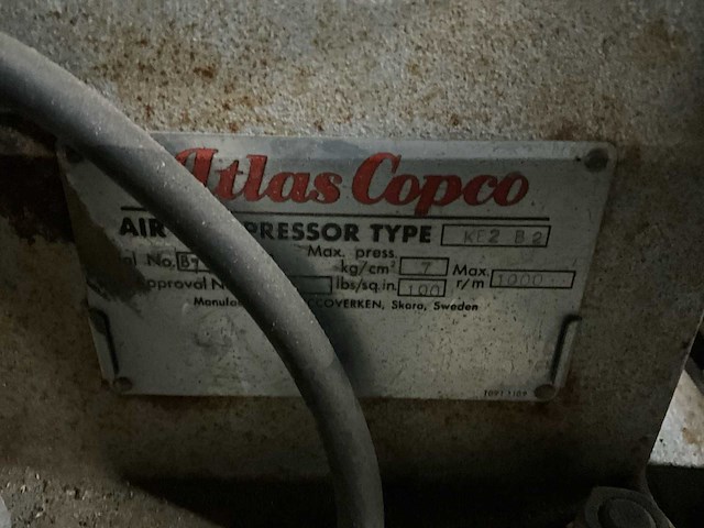 Atlas copco ke2 luchtcompressor - afbeelding 9 van  9