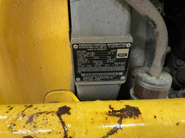 Atlas copco lg 500 bgf 028385 trilplaat - afbeelding 4 van  6