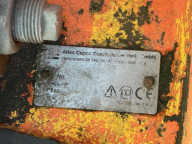 Atlas copco mb 1000 hydraulische sloophamer - afbeelding 7 van  7
