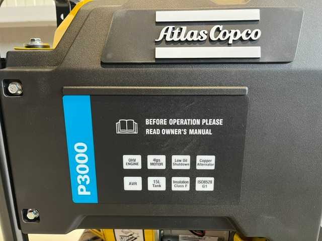 Atlas copco p3000 aggregaat - generator - afbeelding 6 van  10