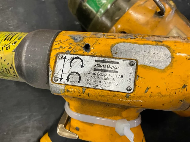 Atlas copco pneumatisch gereedschap (2x) - afbeelding 3 van  4