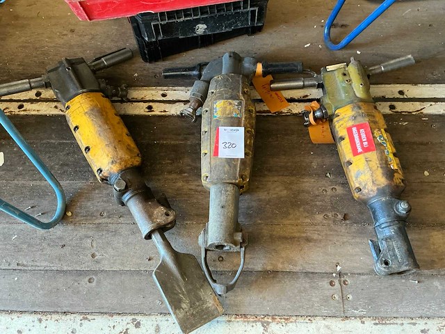 Atlas copco pneumatische breekhamer (3x) - afbeelding 1 van  4