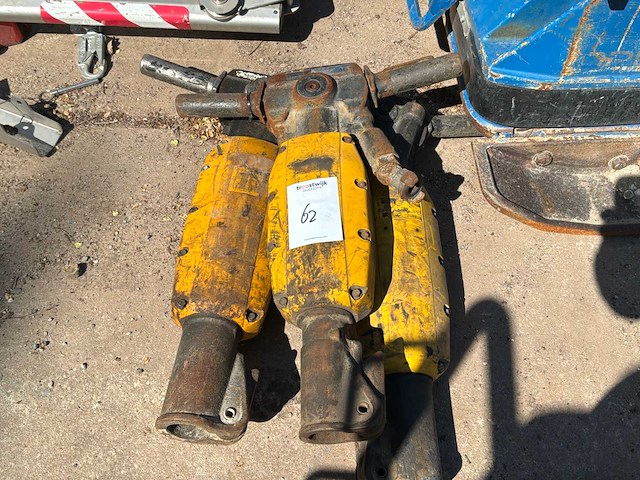 Atlas copco pneumatische breekhamer (3x) - afbeelding 2 van  2