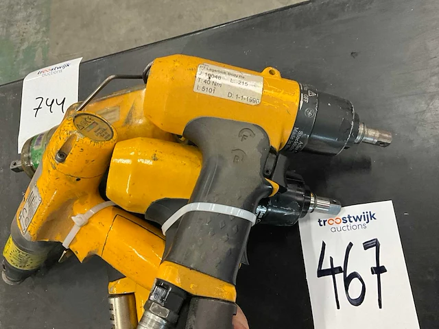 Atlas copco pneumatische slagmoersleutel (2x) - afbeelding 4 van  4