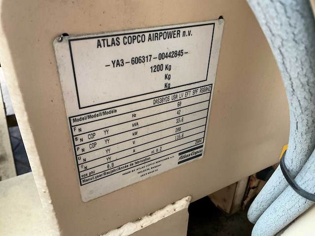 Atlas copco qas-38 stroomgenerator - afbeelding 3 van  11