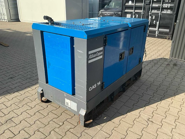 Atlas copco qas14 noodstroomaggregaat - afbeelding 10 van  13