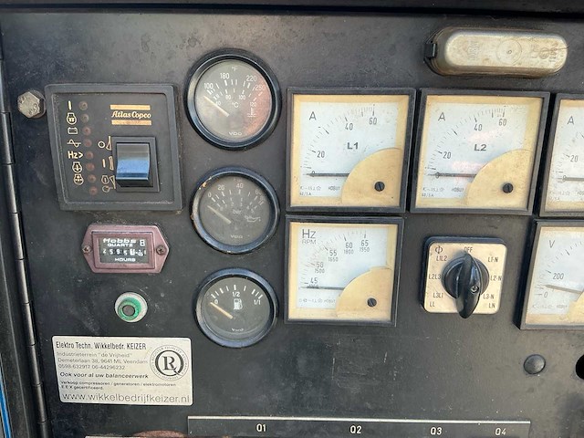Atlas copco qas28 noodstroomaggregaat - afbeelding 8 van  14